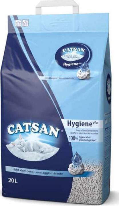 Image du produit Catsan Hygiene Plus (Ne s'agglomère pas, Biodégradable, Neutralisant, 4.82 kg)