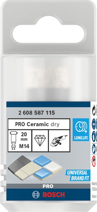 Produktbild Bosch Professional Zubehör PRO Core Cutter dry, 20 x 35 x 22,23 mm (20 mm)