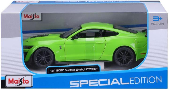 Actual product image Maisto Mustang Shelby GT500 2020 1/24 green
