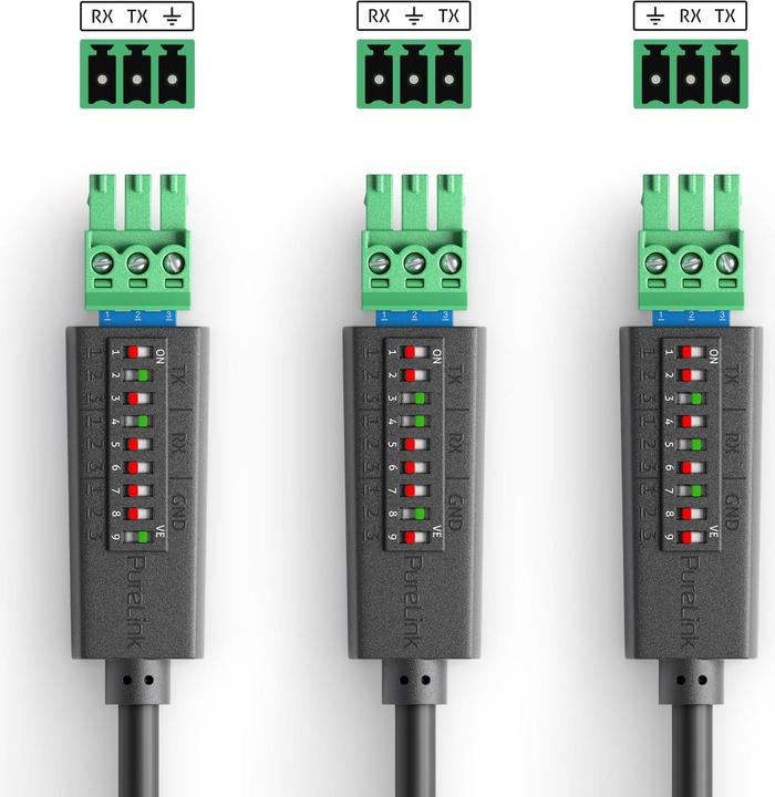 Productafbeelding Puretools Kabel PTM-RS100 RS-232 (USB-uitbreidingen)
