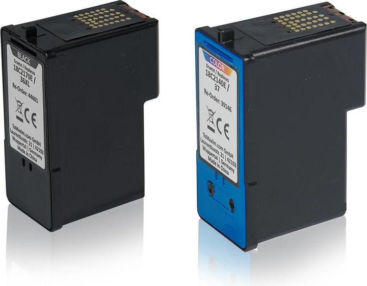 Produktbild Inkadoo Multipack kompatibel zu Lexmark 80D2978 / 36XL+37XL enthält 2x Druckkopfpatrone