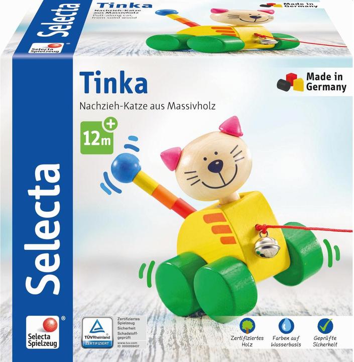 Produktbild Selecta Spielzeug Nachzieh-Katze Tinka