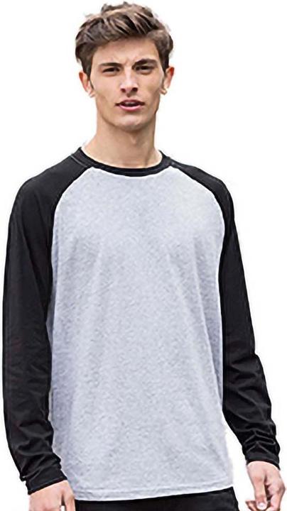 Actual product image Skinni Fit Skinnifit Raglan Baseball Tshirt Long Sleeve (XXL)