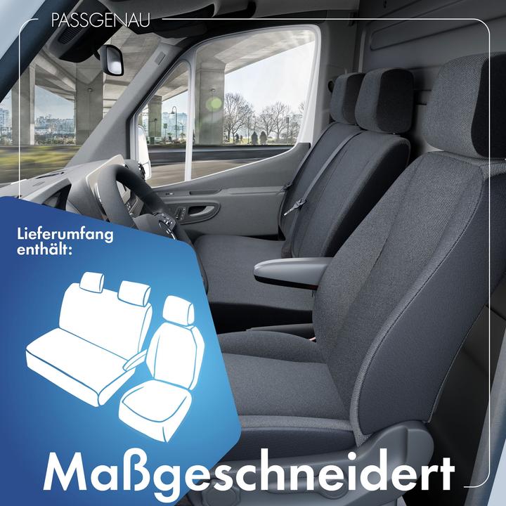 Image du produit Walser Housses de siège pour Iveco Daily IV monoplace et double banquette avant polyester BJ 2006 08/2011