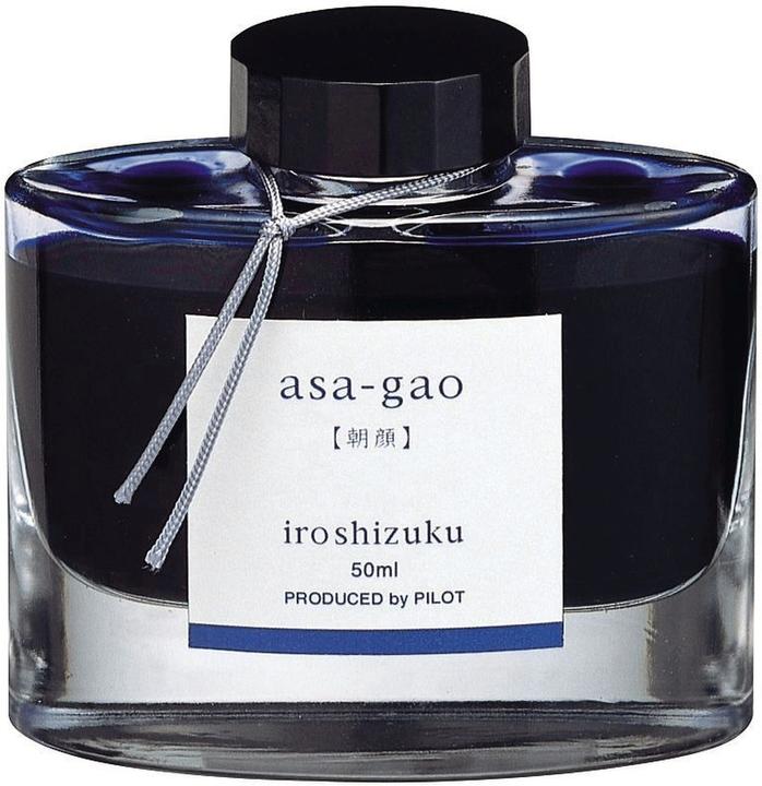 Actual product image Pilot Iroshizuku Ink 50ml - ASA-GAO (Inkwell, Blue)