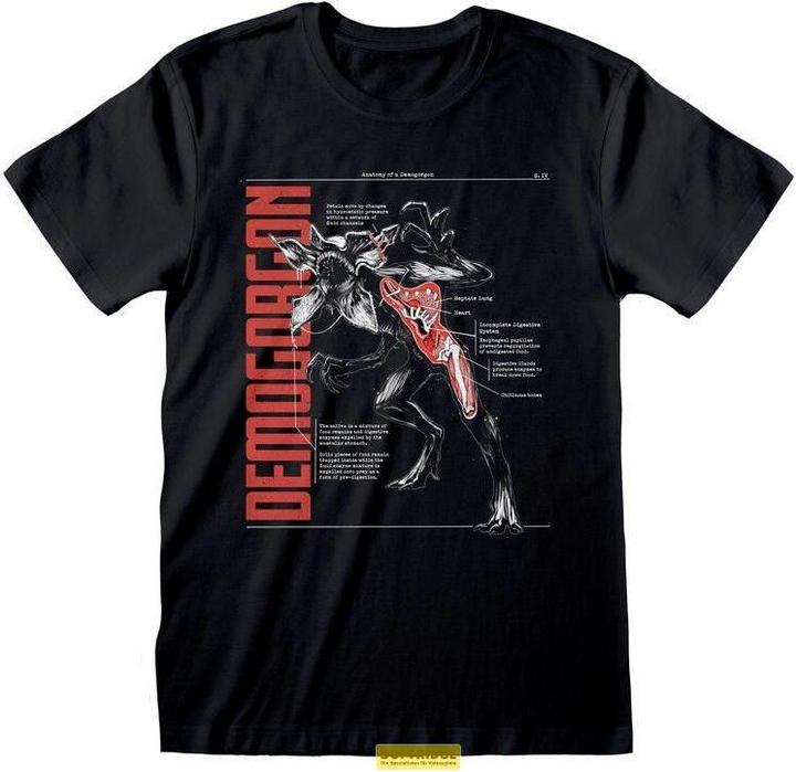 NoName STRANGER THINGS - Anatomy of a Demorgogon - T-Shirt Unisex (L) (L)