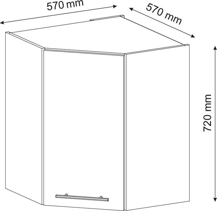 Produktbild Vicco Küchenschränke Fame-Line (57 x 52 x 72 cm)