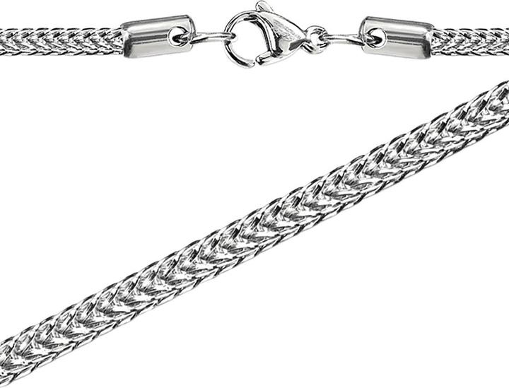 Image du produit Star Piercing Chaîne Carré de blé argent (Acier chirurgical 316L, sans laiton)