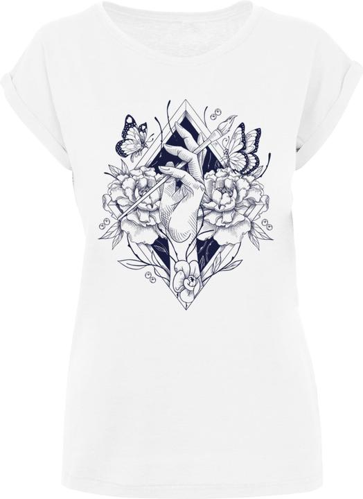 Merchcode Ladies Frida Kahlo Hand T-Shirt - 112109