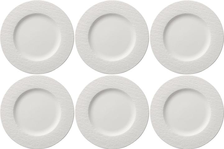Frühstücksteller Manufacture Rock blanc (1 x, 22 cm)