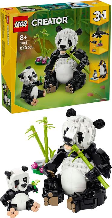 Immagine prodotto LEGO Wilde Tiere: Pandafamilie (31165, LEGO Creator 3-in-1)