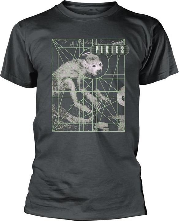 Actual product image Pixies Unisex Adult Monkey Grid T-Shirt (M)