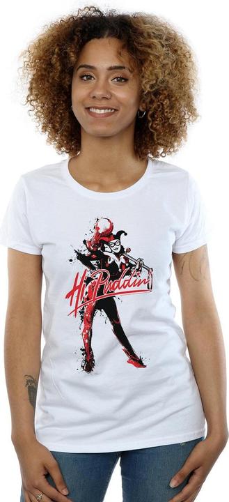 Immagine prodotto Maglietta in cotone Femme/Les femmes Harley Quinn Hi Puddin (M)