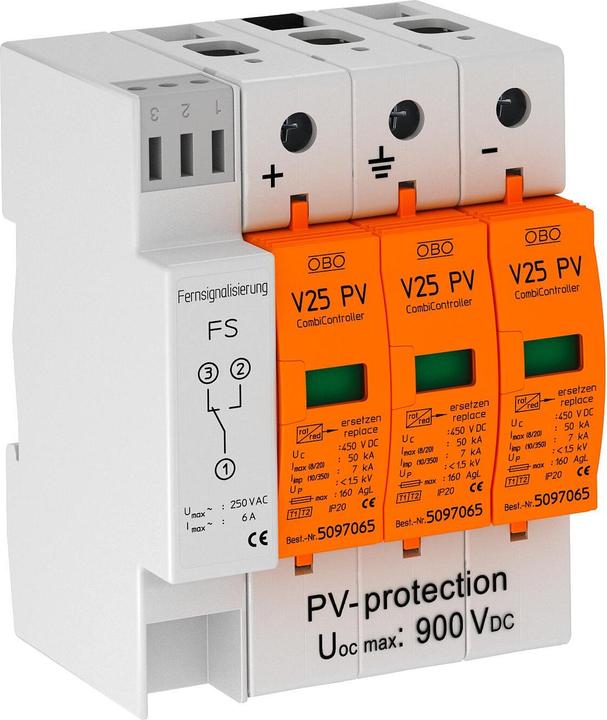 Immagine prodotto OBO Bettermann CombiController V25 tripolare per FV- 5097448