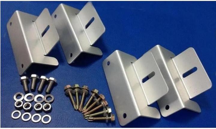 Actual product image Autosolar Mounting Z-bracket 4 pieces with screws (Solar system mounting material)