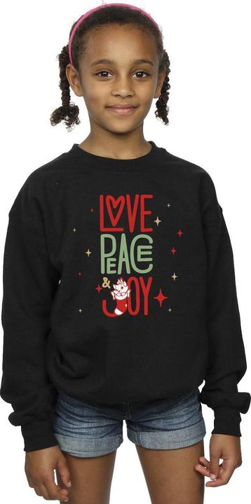 Produktbild Disney The Aristocats Marie Love Peace Joy Sweatshirt Mädchen (140, 146)