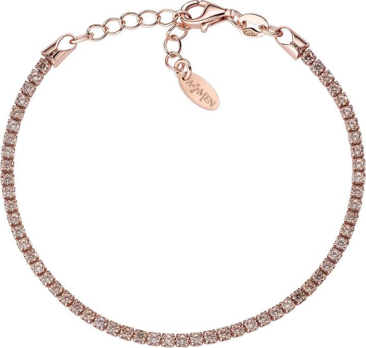 Amen Tennis Armband (19 cm, Silber 925)