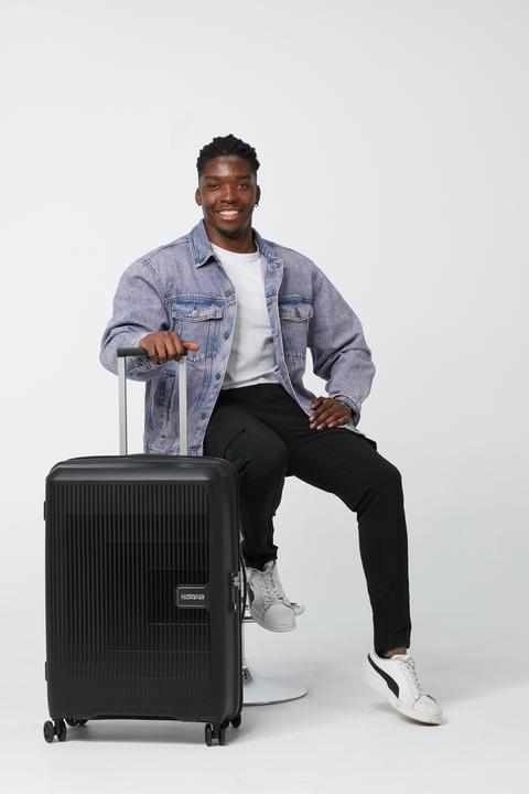Image du produit American Tourister Valise de voyage Aerostep 66.5 L, Black (80 l, M (50 - 90l))