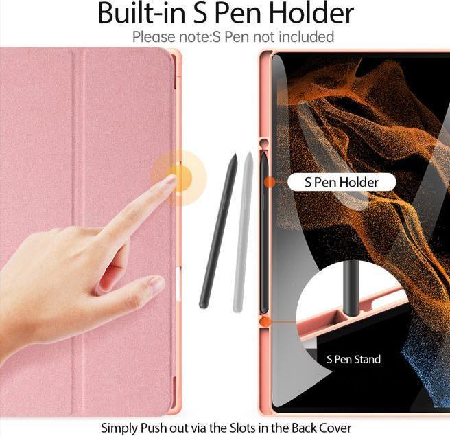 Image du produit Dux Ducis Galaxy Tab S9 Ultra - Domo Case rose (Galaxy Tab S9 Ultra, Galaxy Tab S8 Ultra)