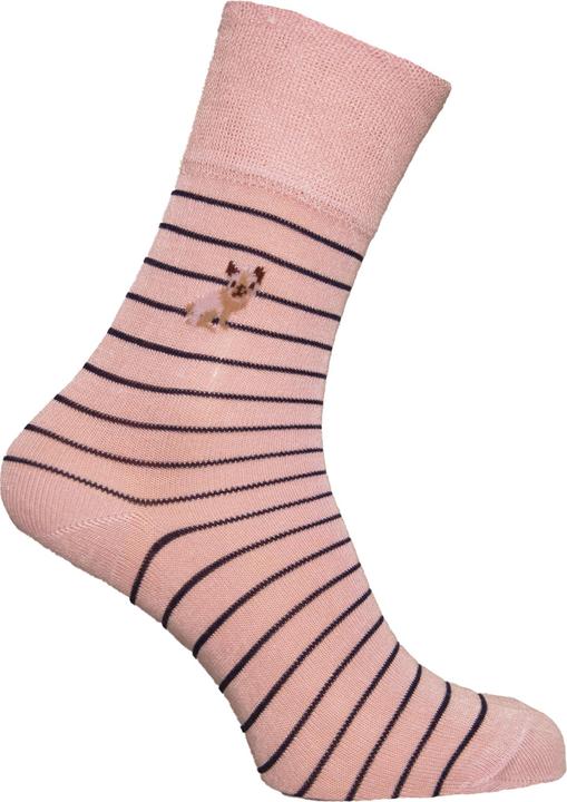 Actual product image Simply Essentials Womens/Ladies Bamboo Non Elastic Dog Socks (Pack Of 3) (pack of 3, 37 - 40.5)
