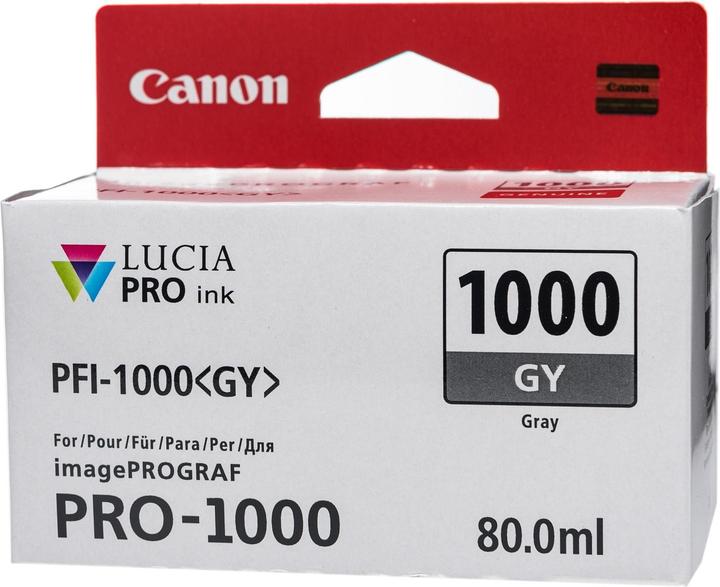 Actual product image Canon Pfi-1000gy (GY)