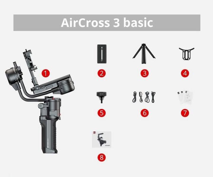 Image du produit Moza AirCross 3 (Appareil photo à objectif interchangeable, 3.20 kg)