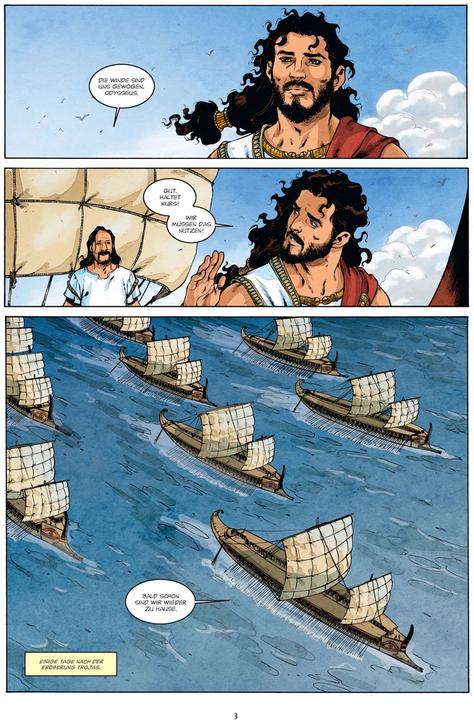 Immagine prodotto Mythen der Antike: Die Odyssee (Graphic Novel) (Tedesco, Giovanni Lorusso, Giuseppe Baiguera, Traghetto Luc., Clotilde Bruneau, 2024)