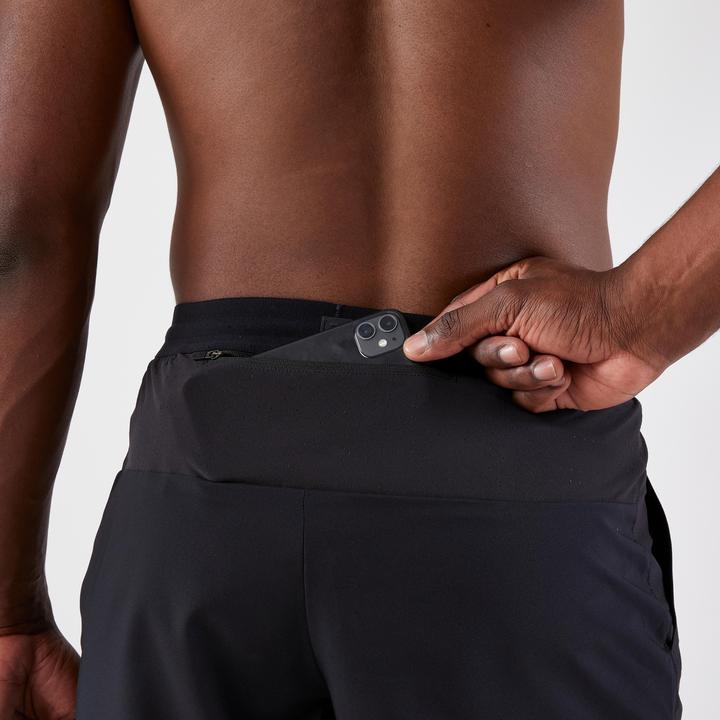 Actual product image Kiprun Men's breathable Dry+ running shorts black (M)