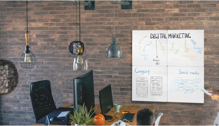 Produktbild Nobo Whiteboard Rahmenlos (45 x 45 cm)