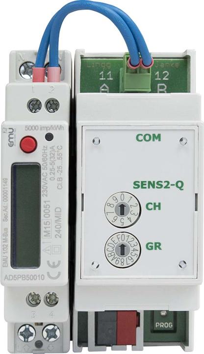 Immagine prodotto Lingg & Janke Contatore elettrico KNX EMU 87763 KNX(1-ph.),5(40A,EZ-EMU-IPH-D-REG-FW