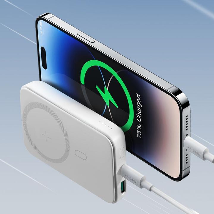Actual product image Joyroom Mini Magnetic Wireless Powerbank (20W) (10000 mAh, 20 W, 15 Wh)