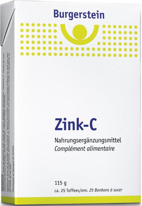 Actual product image Burgerstein Zinc-C (1 Piece, Toffees, 100 g)