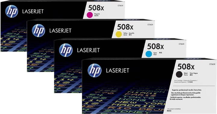 Produktbild HP Original CF360X / 508X SET Set mit allen vier Farben (M, C, Y, BK)