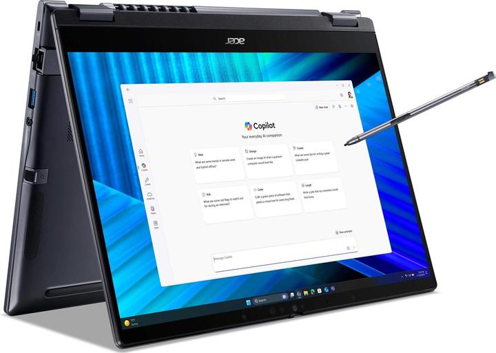 Produktbild Acer TRAVELMATE P4 77DT U7-255U (14", Intel Core Ultra 7 255U, 64 GB, 1000 GB, CH)