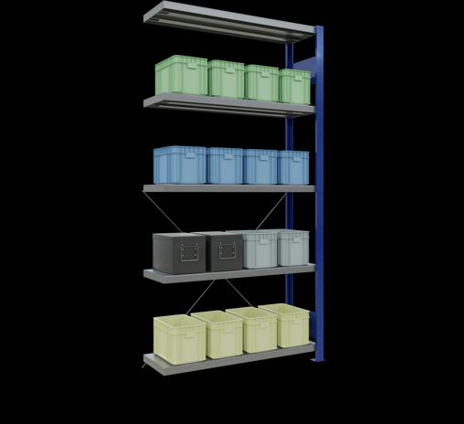 Image du produit Schulte Lagertechnik Système enfichable Élément suivant MULTIplus250 avec entretoise croisée