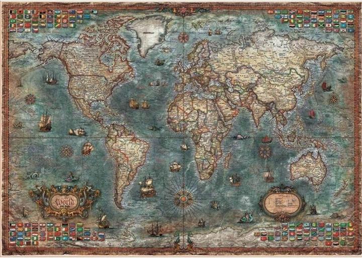 Produktbild Educa Historische Weltkarte (8000 Teile)