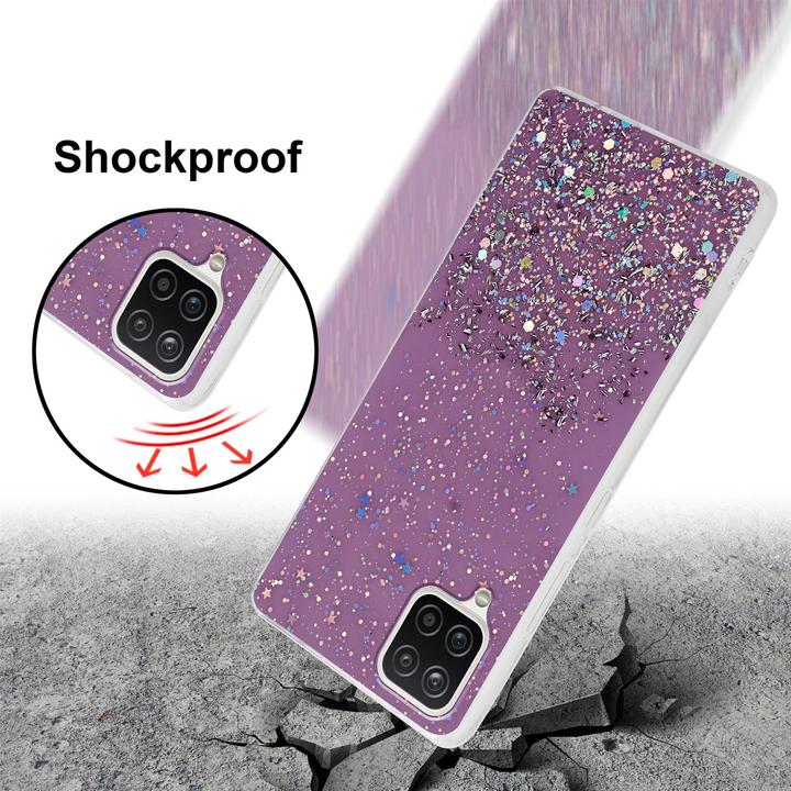 Immagine prodotto Cadorabo Copertura in TPU scintillante (Samsung Galaxy A12, Samsung Galaxy M12)