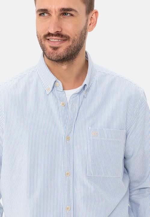 Image du produit Camel Active Chemise à rayures Oxford en coton organique durable (4XL)