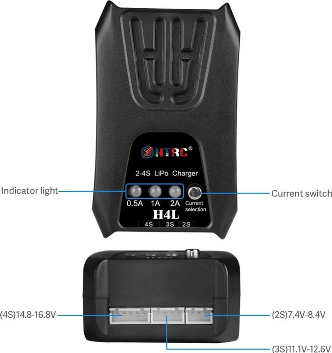 Produktbild HTRC Ladegerät H4 20W (2A)