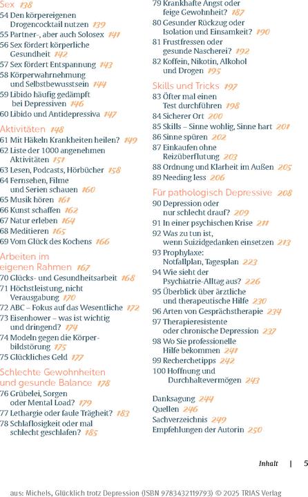 Produktbild Michels:Glücklich trotz Depression (Deutsch, Ulrike Michels, 2025)
