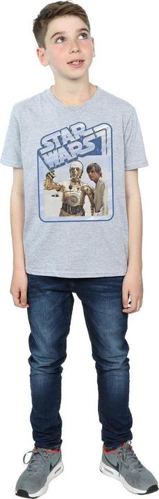 Produktbild Star Wars Luke Skywalker And C3PO TShirt Jungen (128)