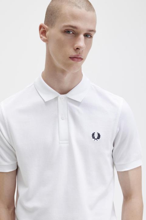 Immagine prodotto Fred Perry Polo a tinta unita bianca (XL)