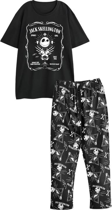 The Nightmare Before Christmas Schlafanzug mit langer Hose kurzärmlig