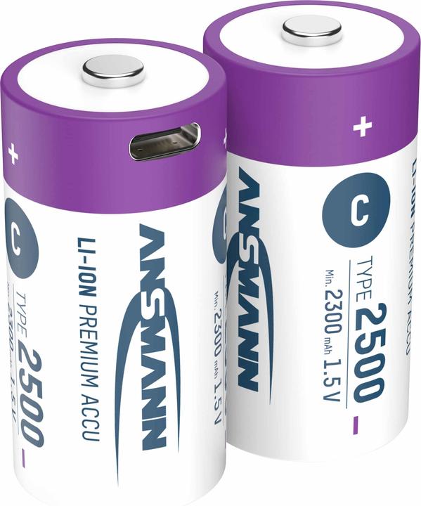 Actual product image Ansmann Baby C (2 pcs., C, 2300 mAh)