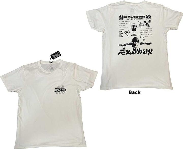 Produktbild Bob Marley Exodus Tracklist Back Print, Hi-Build (XXL)