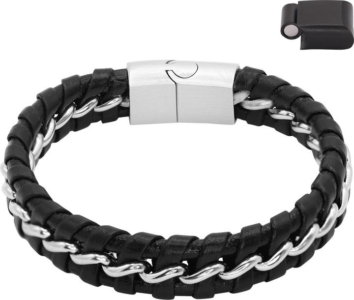 Image du produit Heideman Bracelet en cuir Laurin (23 cm, 100% cuir)