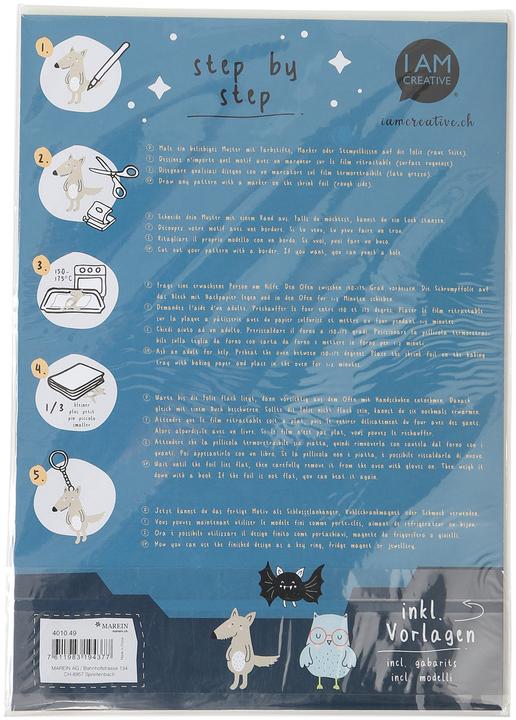 Actual product image I Am Creative shrink foil (5 x)