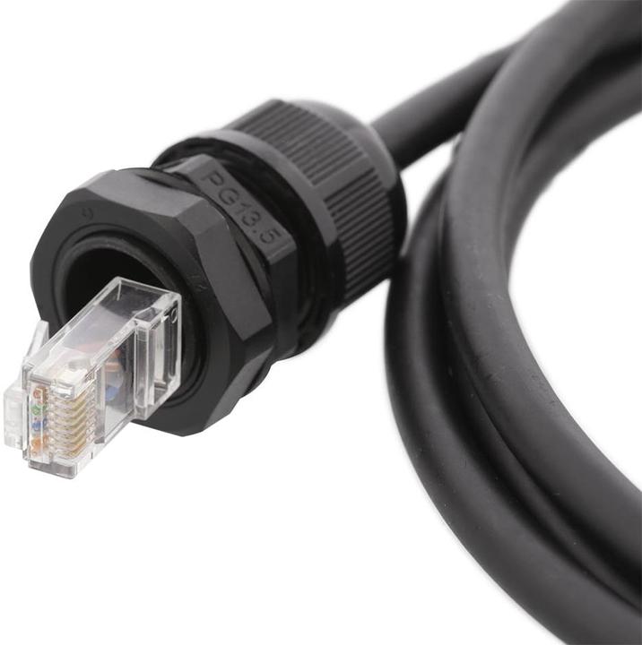 Image du produit Deltaco Gaming Câble de raccordement (S/FTP, CAT6a, 1 m)