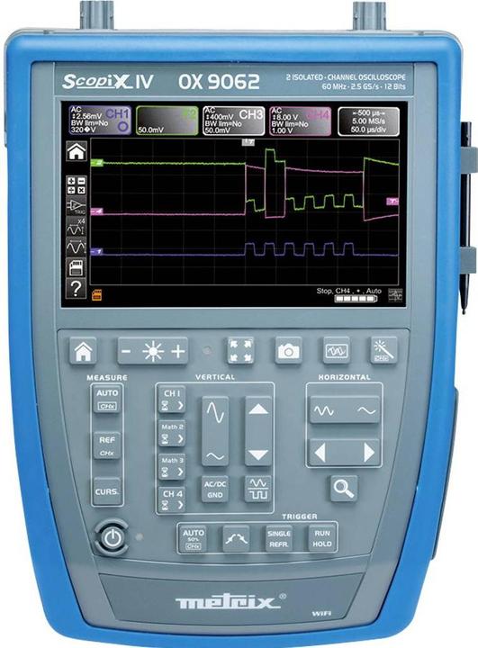Produktbild Metrix OX 9062 Digital-Oszilloskop 60 MHz 2-Kanal 2.5 GSa/s 100 kpts 12 Bit Dig (CAT II 1000V, CAT III 600V)
