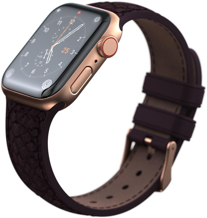 Immagine prodotto Njord Cinturino Per Orologio Eldur (45 mm, 44 mm, Pelle Vegan, Silicone, Pelle di salmone vegana)